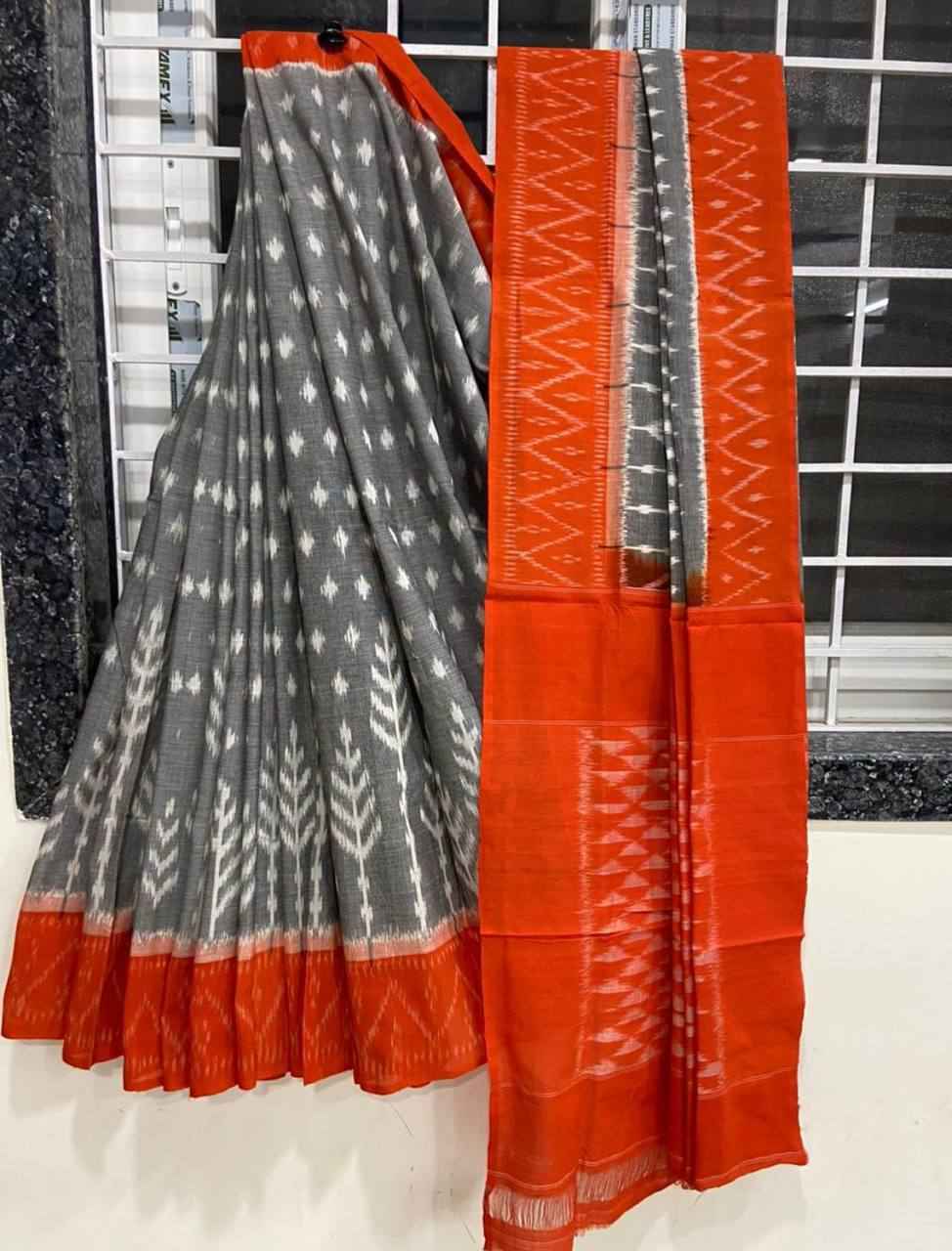 PLAIN LINEN DIGITAL PRINTED SAREE CODE MG217 AT WHOLESALE PRICE