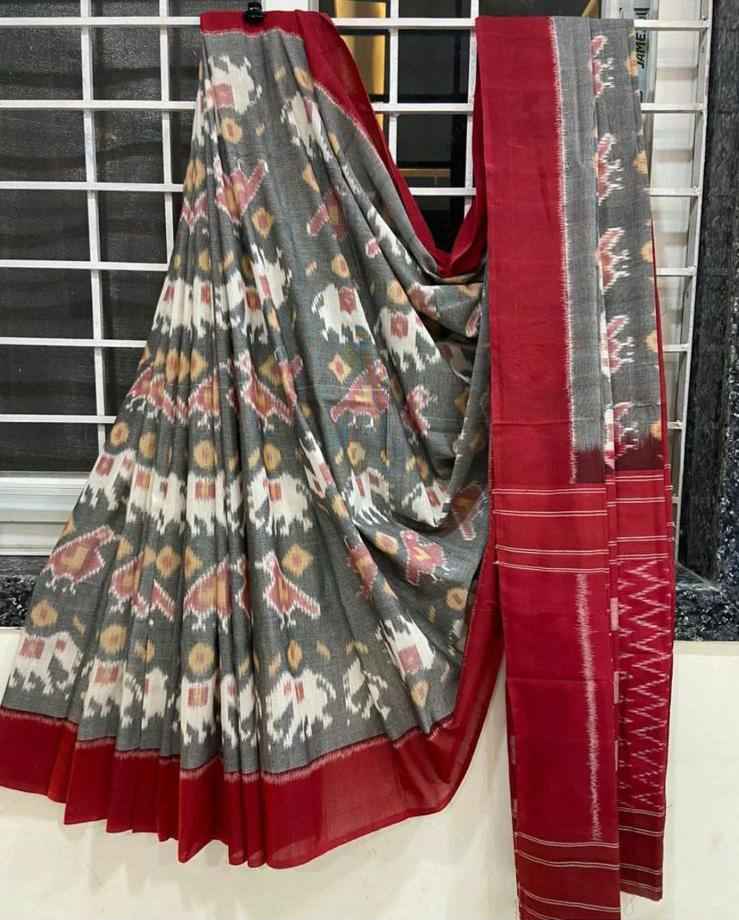 PLAIN LINEN DIGITAL PRINTED SAREE CODE MG252 AT WHOLESALE PRICE
