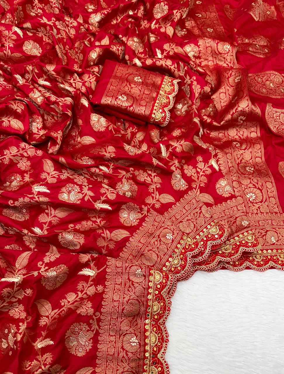 PURE KHADI DOLLA COTTAN MINAKARI WEAVING SAREE AT WHOLESALE PRICE