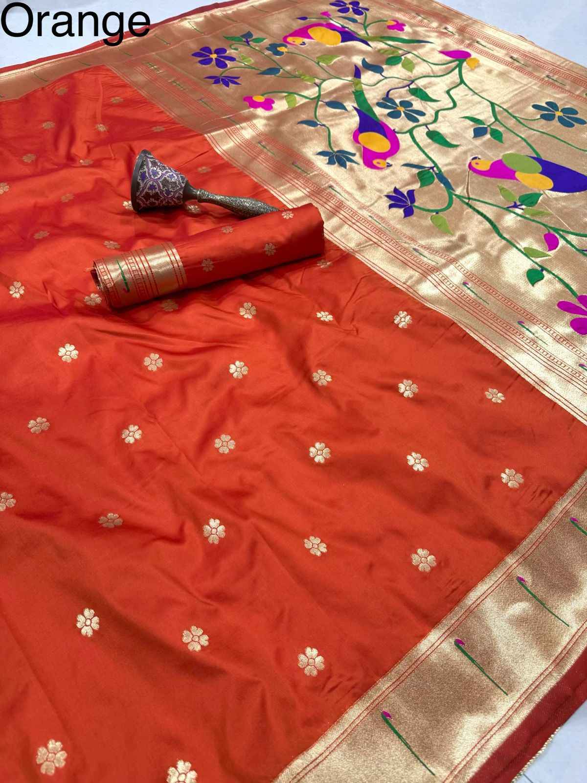 PURE SOFT KANCHIVRAM PETHANI SILK MUNIYA ZARI WEAVING SAREE AT WHOLESALE PRICE