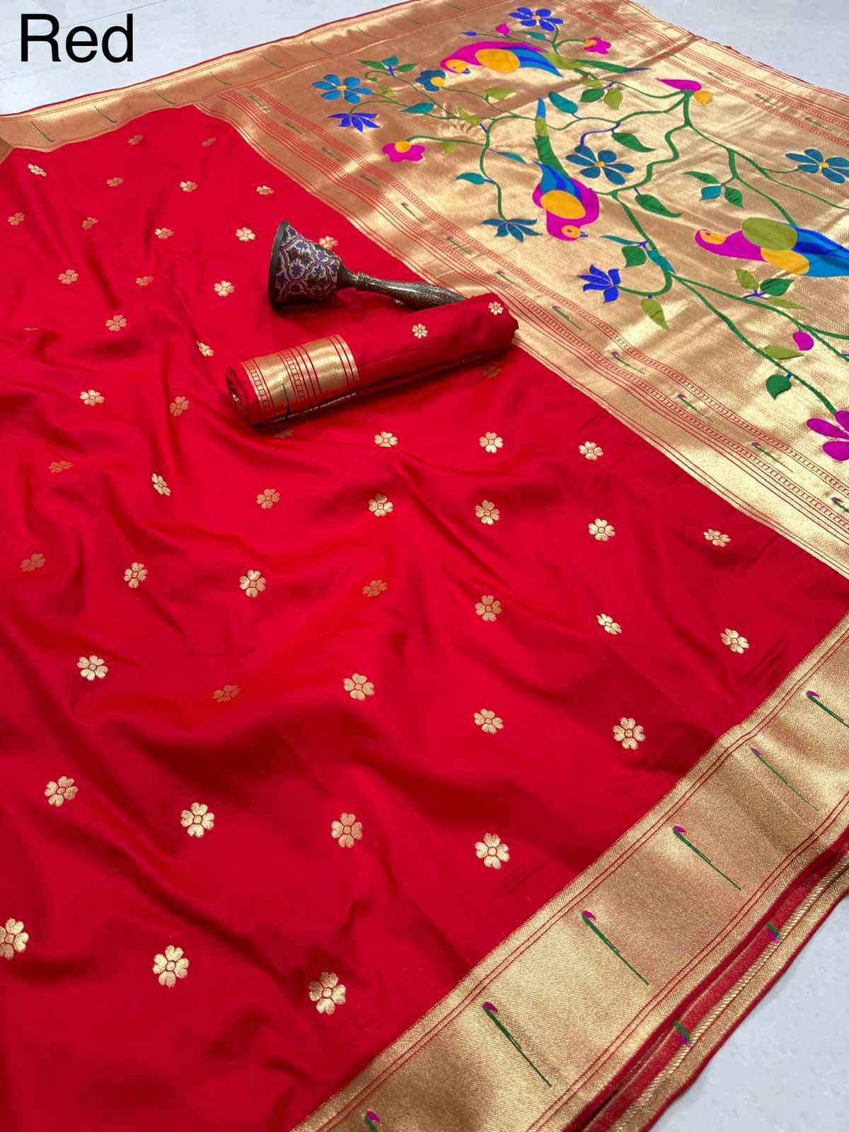 PURE SOFT KANCHIVRAM PETHANI SILK MUNIYA ZARI WEAVING SAREE AT WHOLESALE PRICE