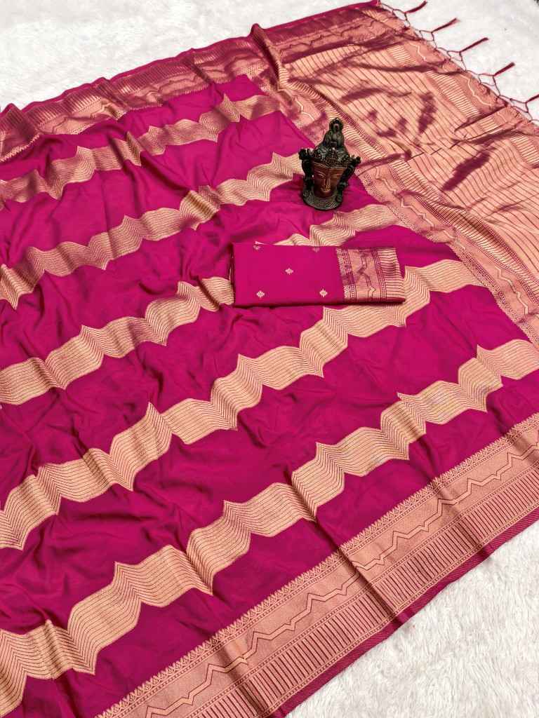 PURE SOFT KHADI GEORGETTE WEAVING SAREE AT WHOLESALE PRICE  