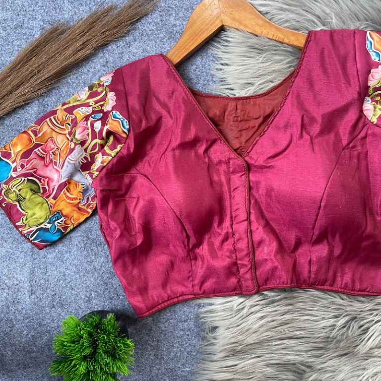 PURE TISSUE SILK READYMADE BLOUSE AT WHOLESALE PRICE