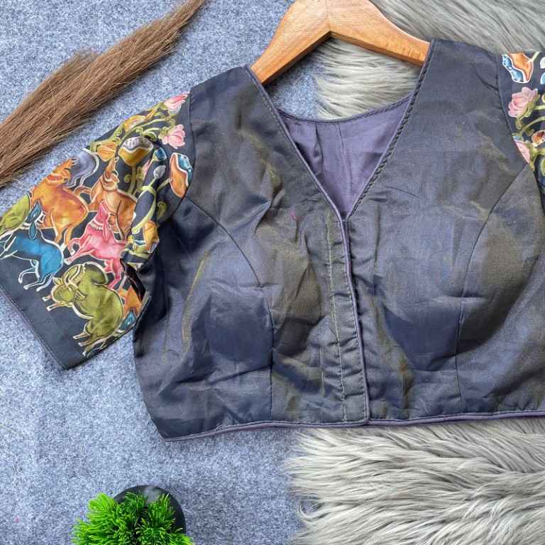 PURE TISSUE SILK READYMADE BLOUSE AT WHOLESALE PRICE