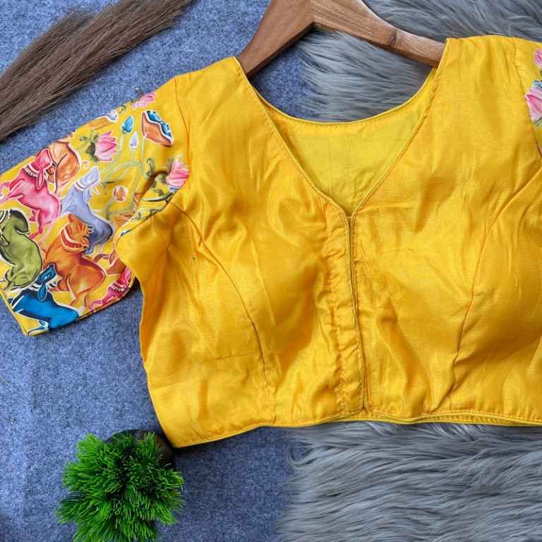 PURE TISSUE SILK READYMADE BLOUSE AT WHOLESALE PRICE