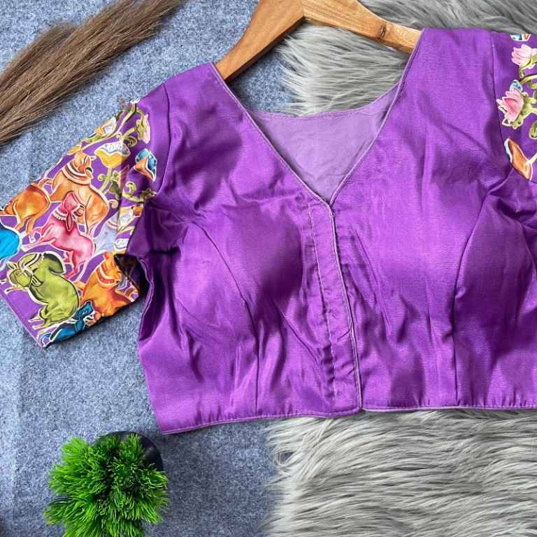 PURE TISSUE SILK READYMADE BLOUSE AT WHOLESALE PRICE
