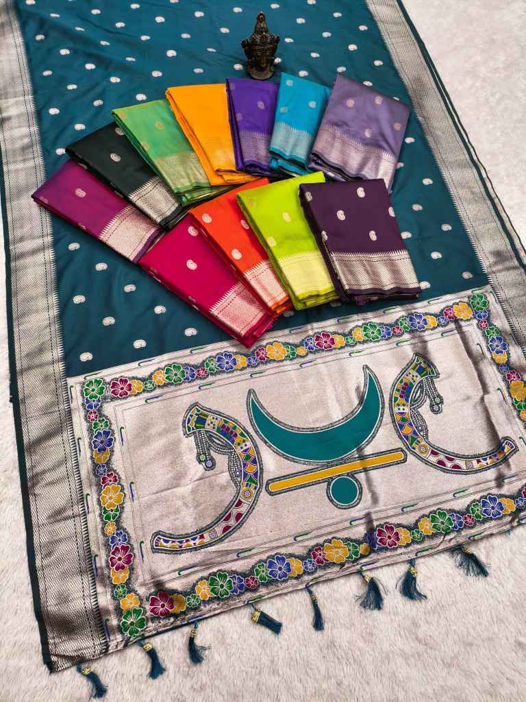 SOFT AND PURE BANARASI SILK RICH SELF ZARI WEAVING SAREE AT WHOLESALE PRICE  