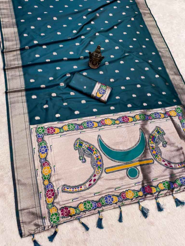 SOFT AND PURE BANARASI SILK RICH SELF ZARI WEAVING SAREE AT WHOLESALE PRICE  