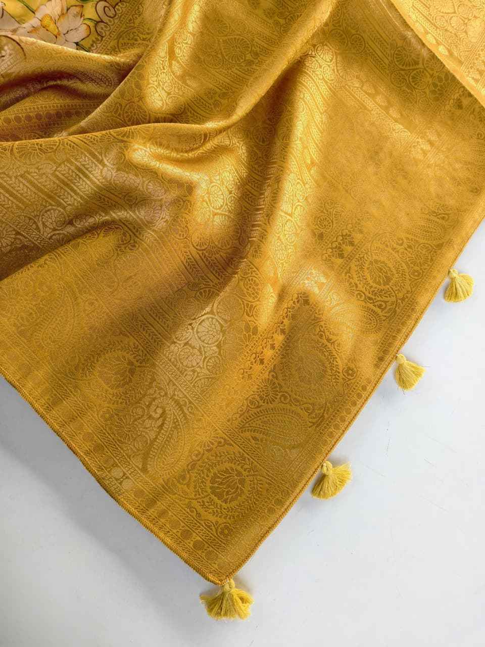 VISCOSE GEORGETTE WEAVING DIGITAL PRINT SAREE AT WHOLESALE PRICE  