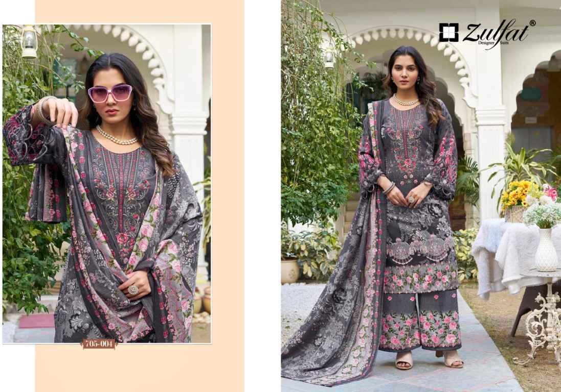 ZULFAT DILRUBA EXCLUSIVE DESIGNER RAYON HAND WORK DRESS MATERIAL AT WHOLESALE PRICE  