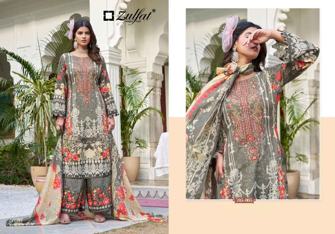 ZULFAT DILRUBA EXCLUSIVE DESIGNER RAYON HAND WORK DRESS MATERIAL AT WHOLESALE PRICE  
