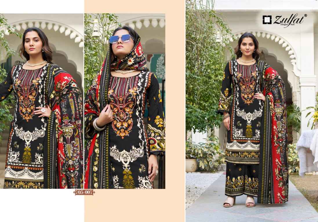 ZULFAT DILRUBA EXCLUSIVE DESIGNER RAYON HAND WORK DRESS MATERIAL AT WHOLESALE PRICE  