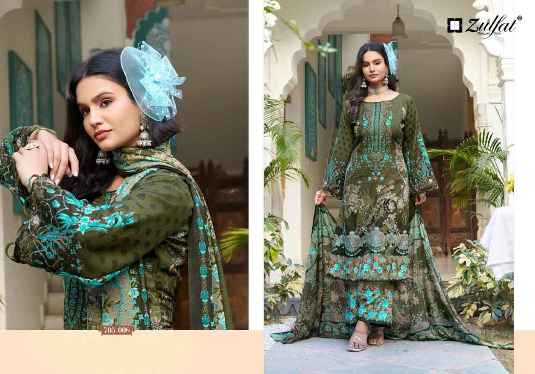 ZULFAT DILRUBA EXCLUSIVE DESIGNER RAYON HAND WORK DRESS MATERIAL AT WHOLESALE PRICE  