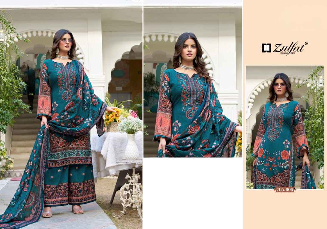 ZULFAT DILRUBA EXCLUSIVE DESIGNER RAYON HAND WORK DRESS MATERIAL AT WHOLESALE PRICE  