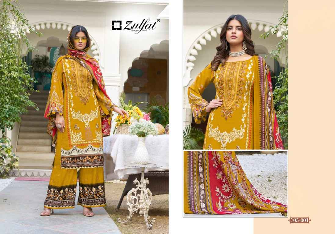 ZULFAT DILRUBA EXCLUSIVE DESIGNER RAYON HAND WORK DRESS MATERIAL AT WHOLESALE PRICE  