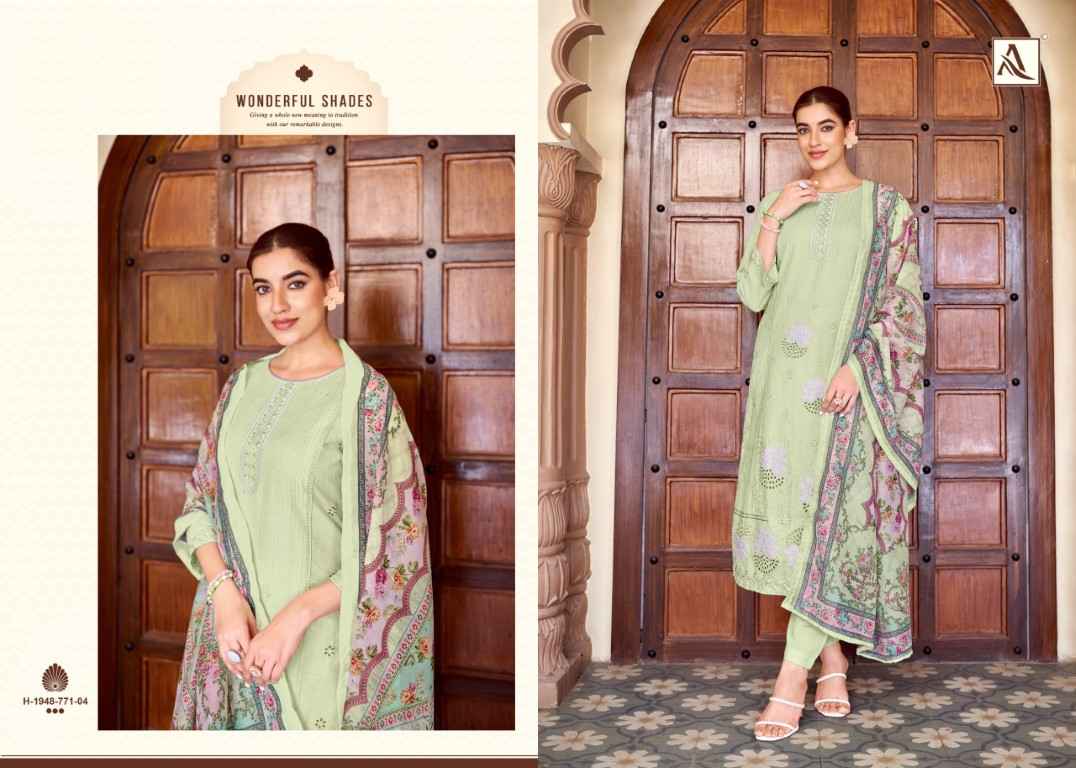 ALOK TASRIF PURE CAMBRIC LAWN COTTON DRESS MATERIAL AT WHOLESALE PRICE