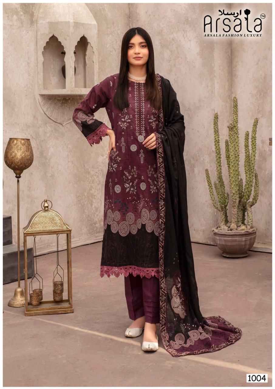 ARSALA AMIRA VOL 10 HEAVY LAWN COTTON LUXURY COLLECTION AT WHOLESALE PRICE