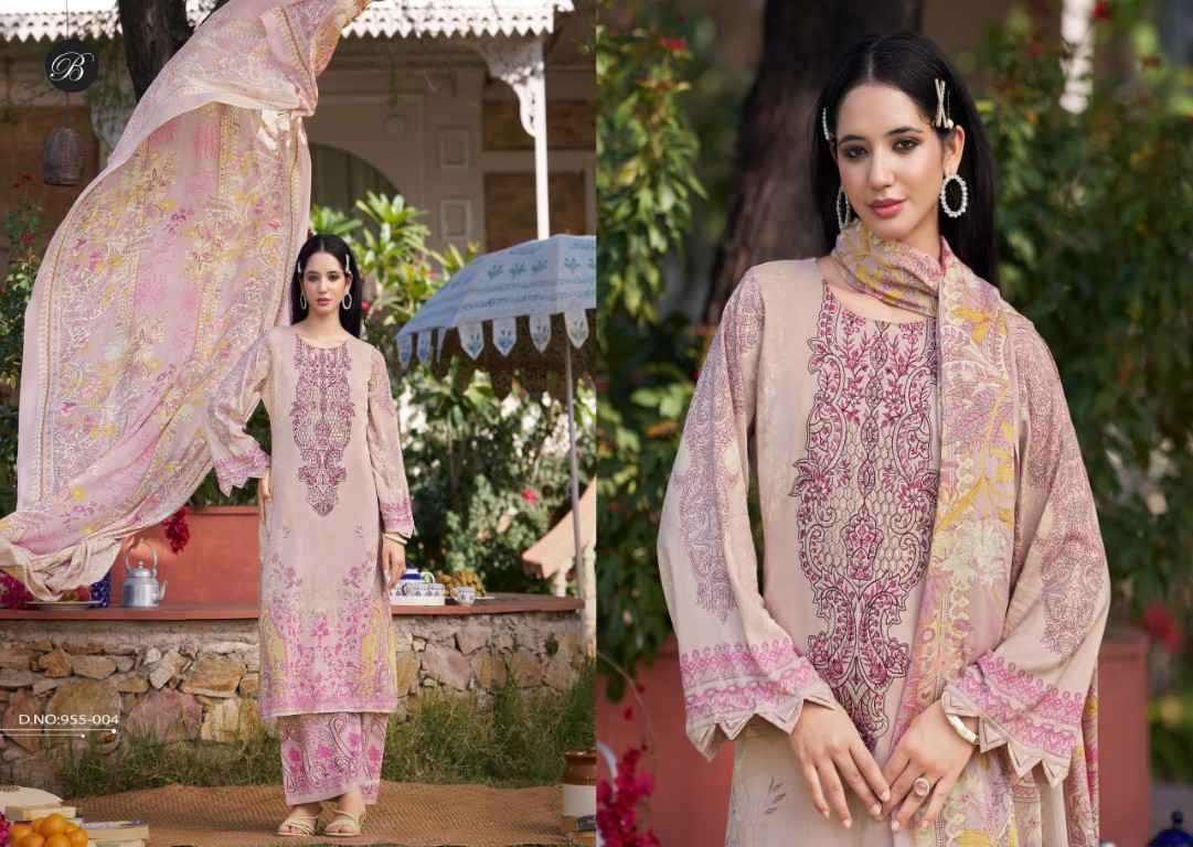 BELLIZA DILKHUSH VOL-3 PURE VISCOSE RAYON SELF EMBROIDERY DRESS MATERIAL AT WHOLESALE PRICE 