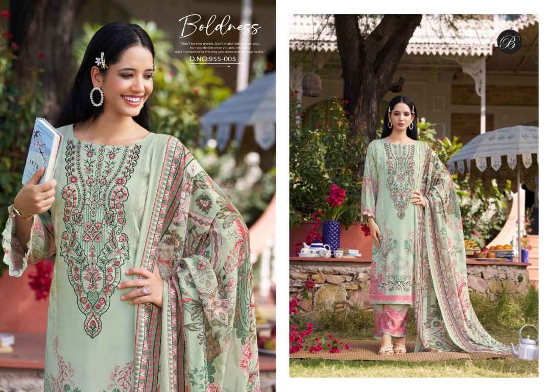 BELLIZA DILKHUSH VOL-3 PURE VISCOSE RAYON SELF EMBROIDERY DRESS MATERIAL AT WHOLESALE PRICE 