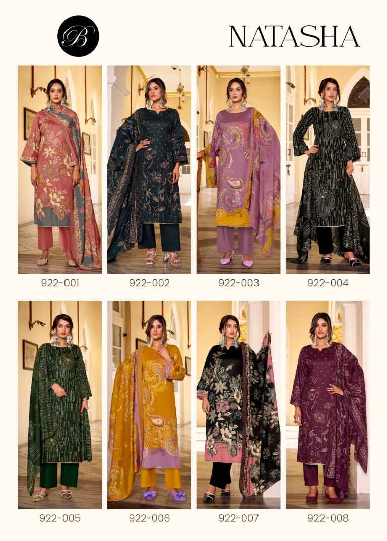 BELLIZA NATASHA PURE JAM COTTON PREMIUM DRESS MATERIAL AT WHOLESALE PRICE