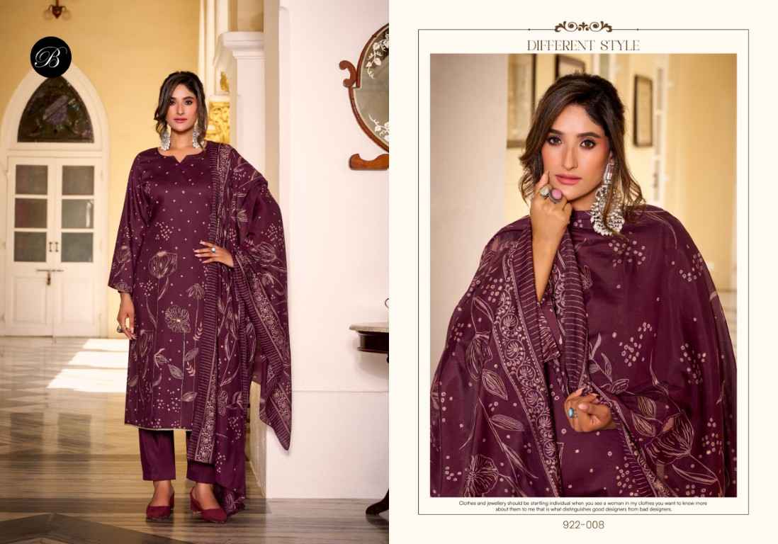 BELLIZA NATASHA PURE JAM COTTON PREMIUM DRESS MATERIAL AT WHOLESALE PRICE