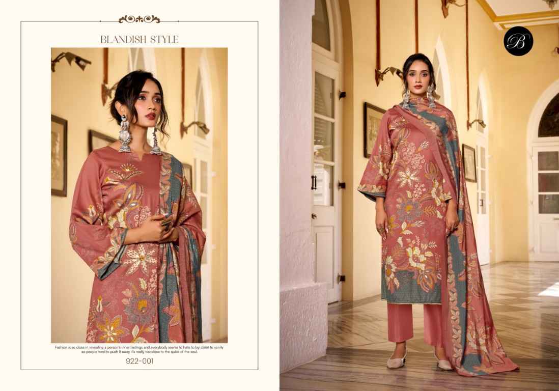 BELLIZA NATASHA PURE JAM COTTON PREMIUM DRESS MATERIAL AT WHOLESALE PRICE