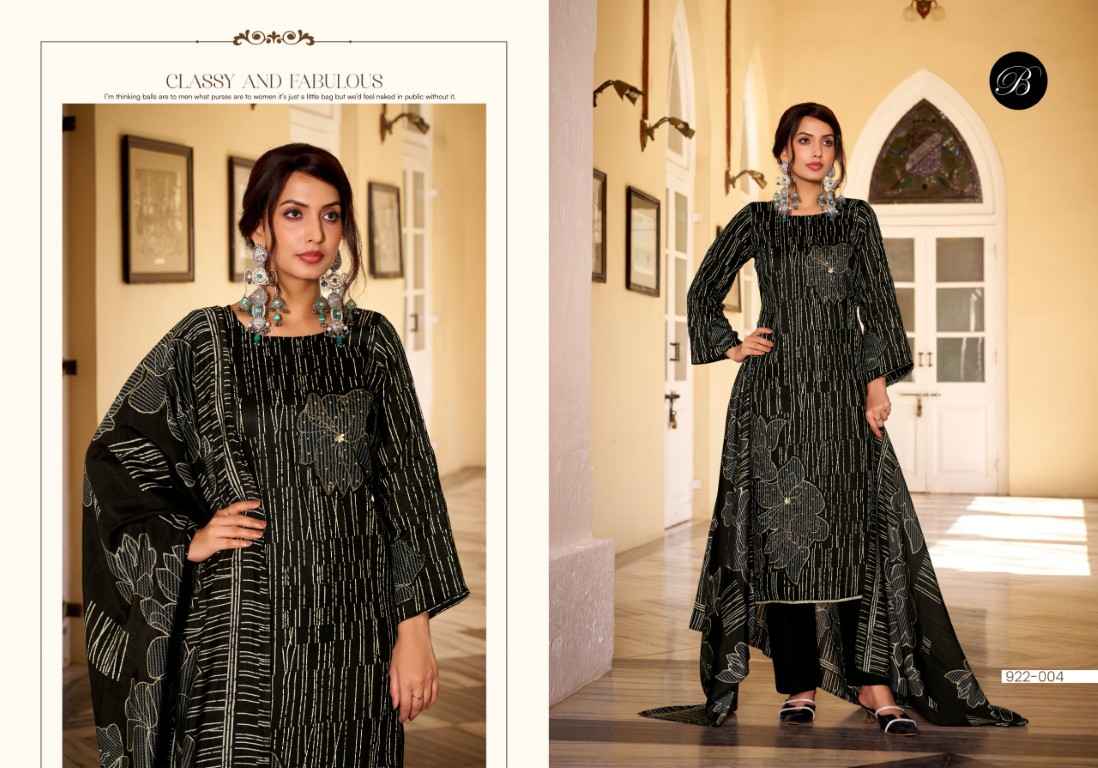 BELLIZA NATASHA PURE JAM COTTON PREMIUM DRESS MATERIAL AT WHOLESALE PRICE