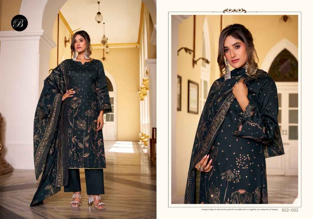 BELLIZA NATASHA PURE JAM COTTON PREMIUM DRESS MATERIAL AT WHOLESALE PRICE