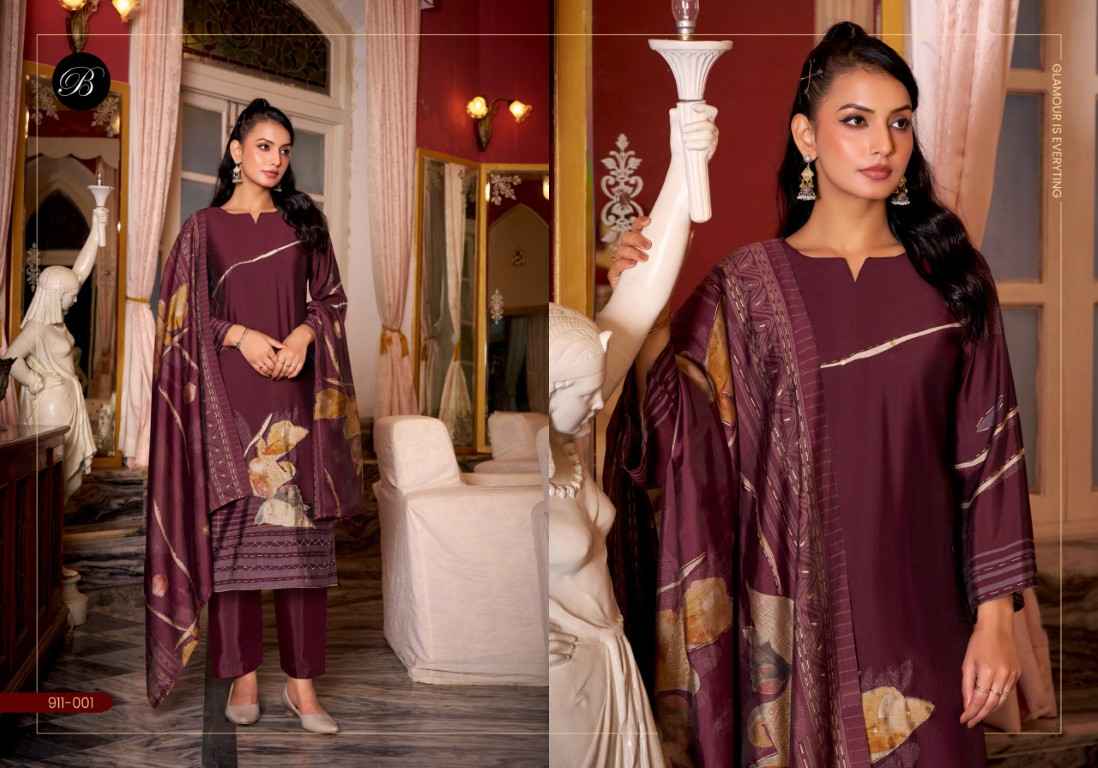 BELLIZA PARNIKA PURE MODEL VISCOSE MUSLIN FOIL PRINT DRESS MATERIAL AT WHOLESALE PRICE 
