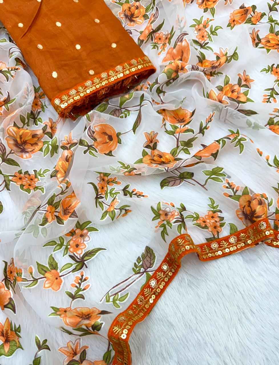 BRASOO SILK ATTRACTIVE B PRINT DIAMOND WORK SAREE AT WHOLESALE PRICE