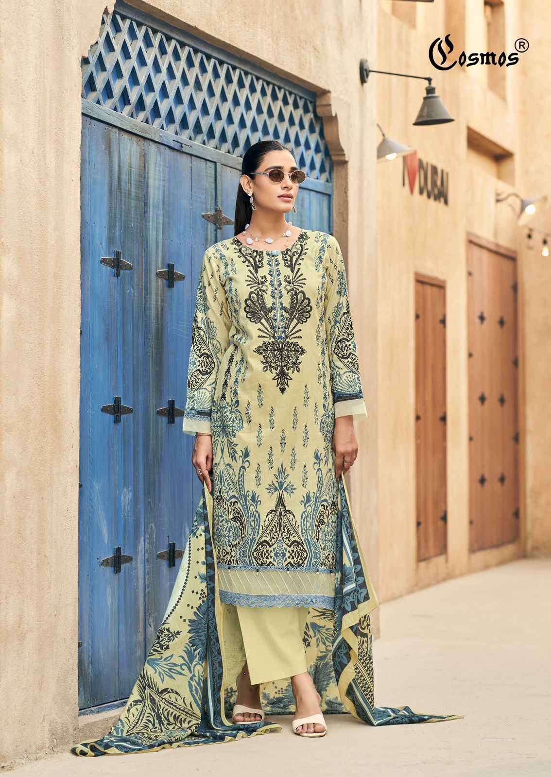 COSMOS BLISS EMBROIDERY LAWN VOL-2 LAWN COTTON DRESS MATERIAL AT WHOLESALE PRICE