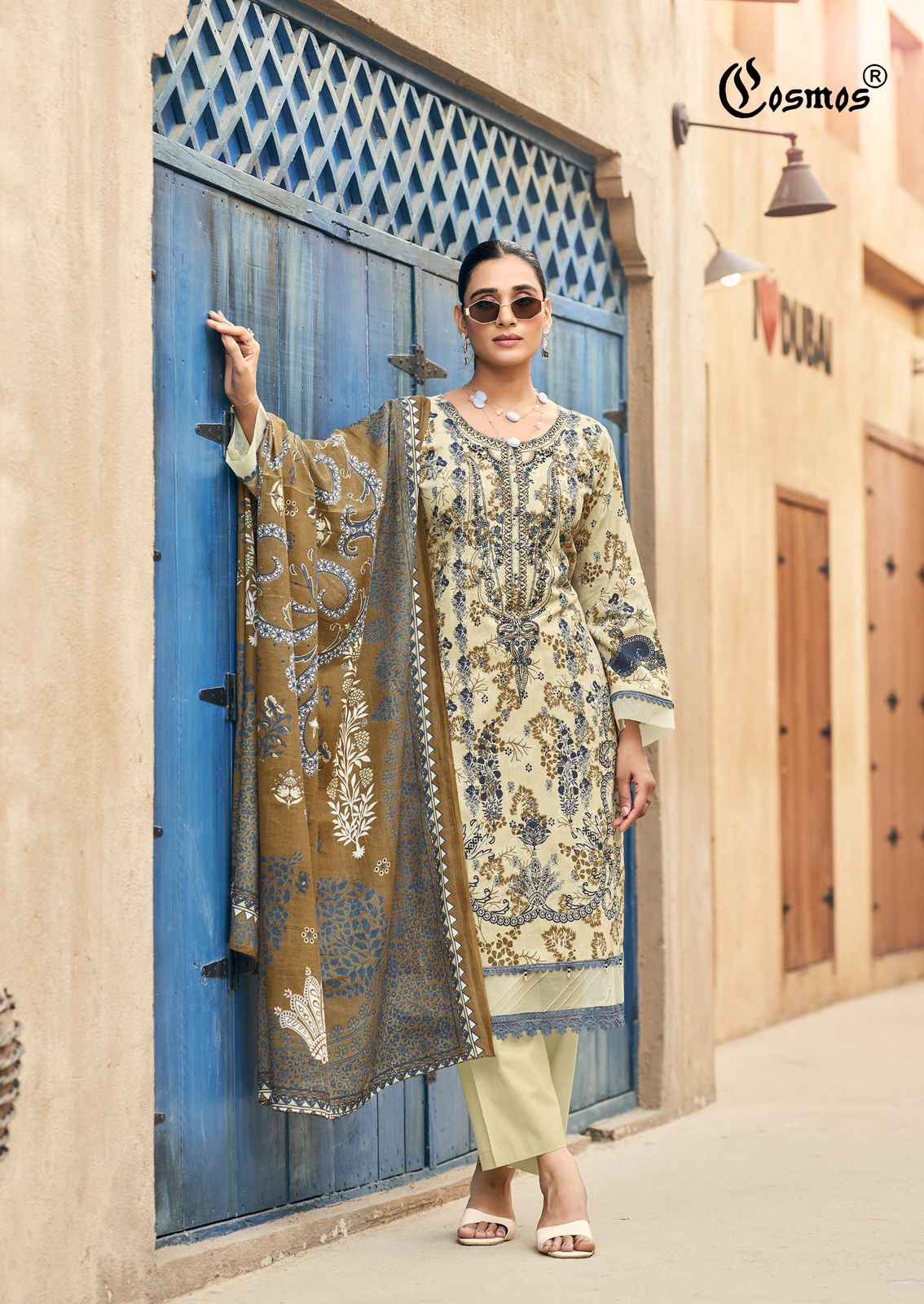COSMOS BLISS EMBROIDERY LAWN VOL-2 LAWN COTTON DRESS MATERIAL AT WHOLESALE PRICE