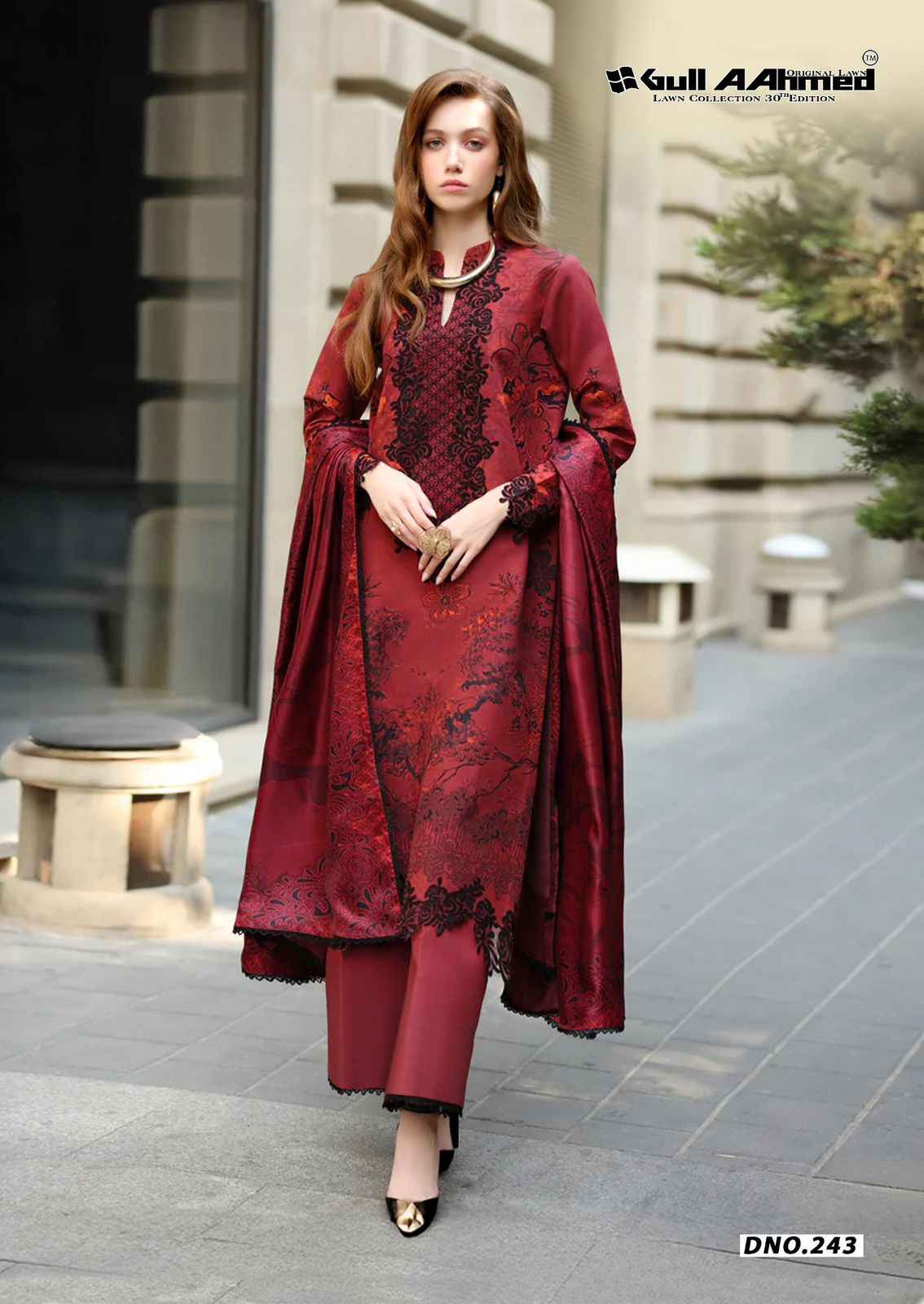 GULL AAHMED VOL 30 PURE CAMBRIDGE COTTON DRESS MATERIAL AT WHOLESALE PRICE