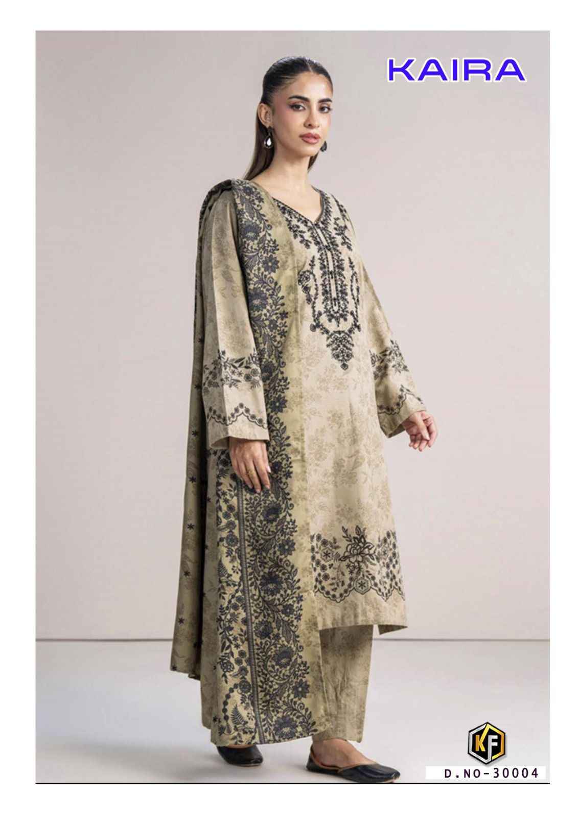 KEVAL FAB KAIRA VOL-30 HEAVY LAWN COTTON PRINTED DRESS MATERIAL AT WHOLESALE PRICE 