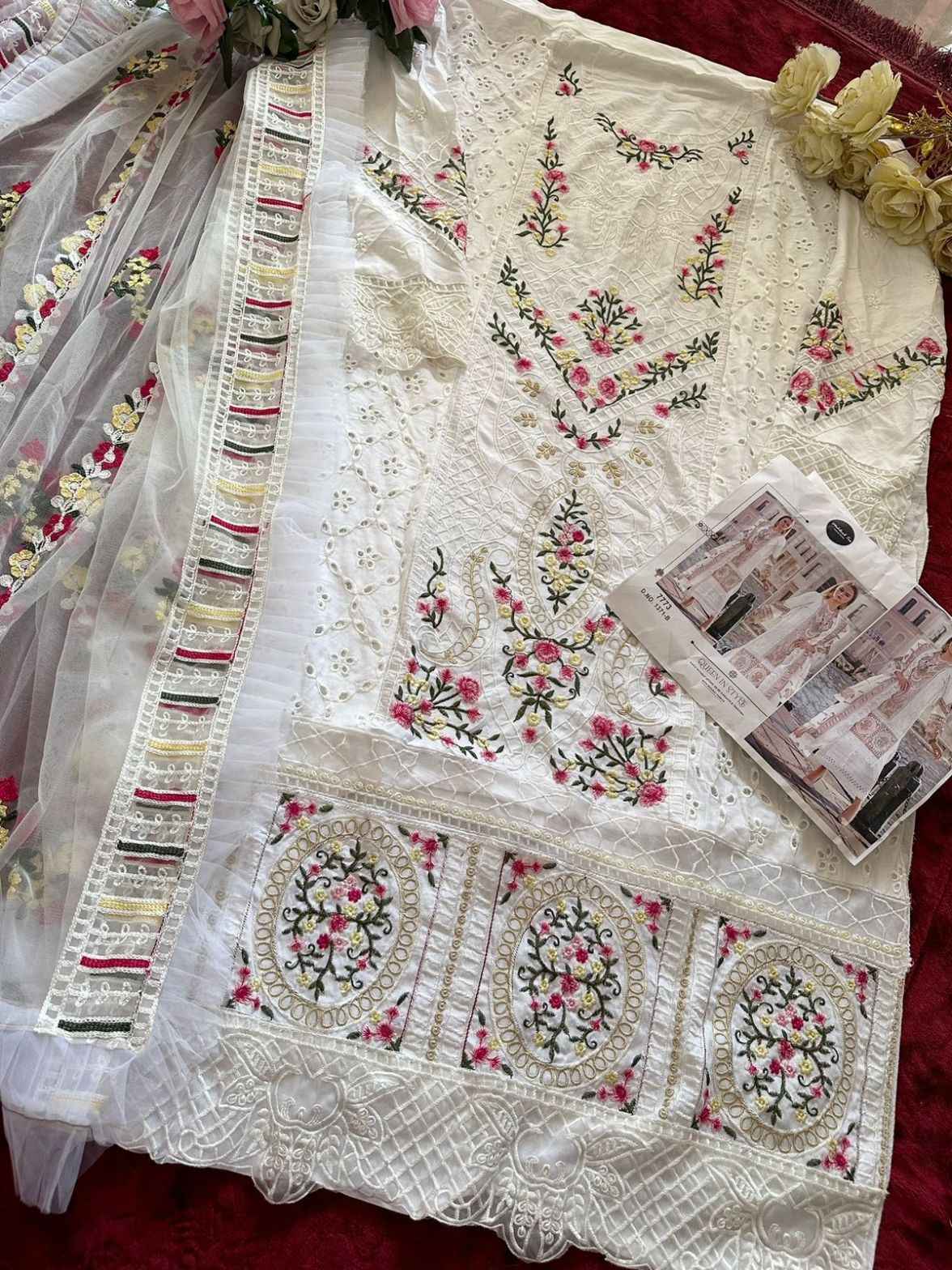 Mahbob B MEHBOOB TEX MARIA B CHIKAN COLLECTION D NO - 1371 WHOLESALE PRICE AT ...
