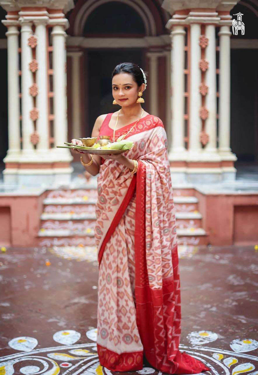 PLAIN LINEN DIGITAL PRINTED SAREE CODE MG634 AT WHOLESALE PRICE