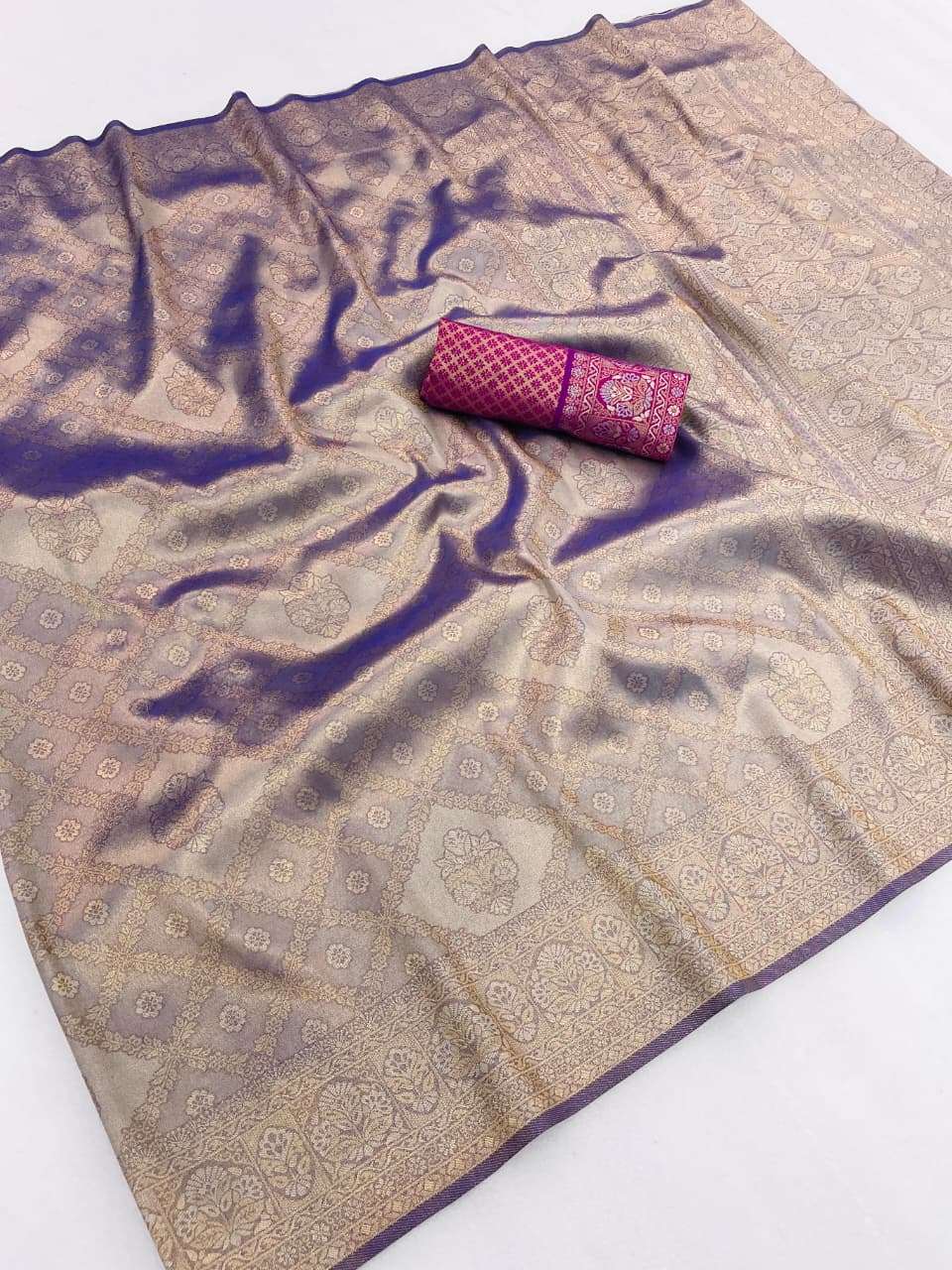 PREMIUM KANJIVARAM SILK ELEGANT ZARI WOVEN SAREE AT WHOLESALE PRICE
