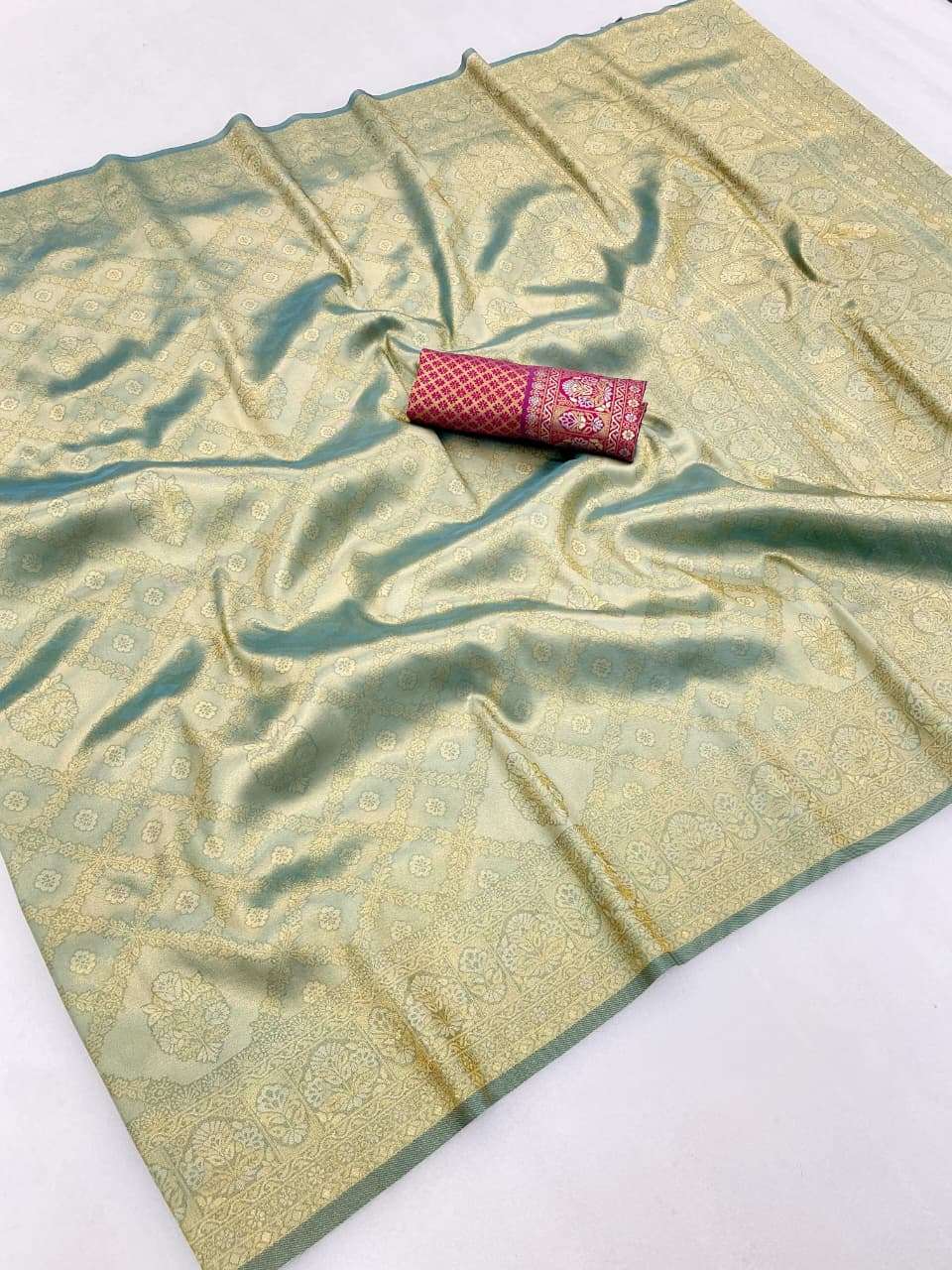 PREMIUM KANJIVARAM SILK ELEGANT ZARI WOVEN SAREE AT WHOLESALE PRICE