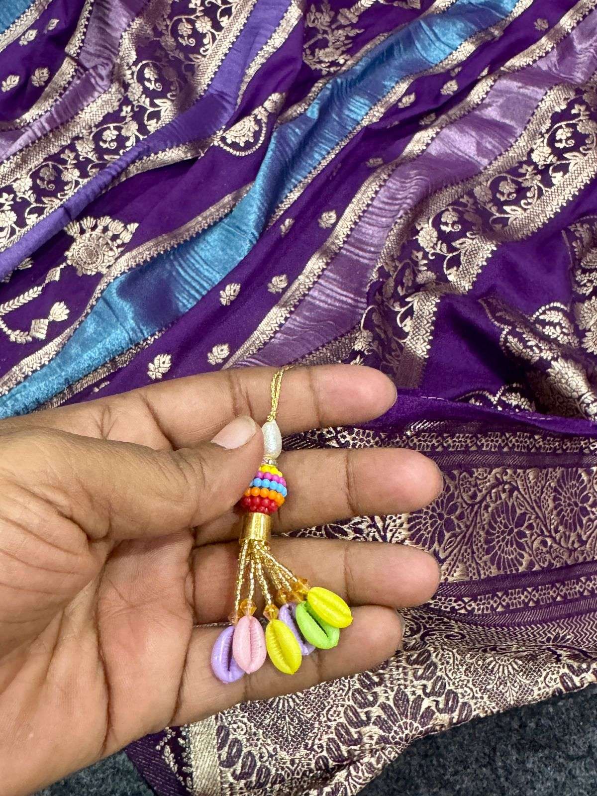 PURE CREPE KHADI MULTI COLOURTISSUE PATTA PAITHANI SILK SAREE AT WHOLESALE PRICE 