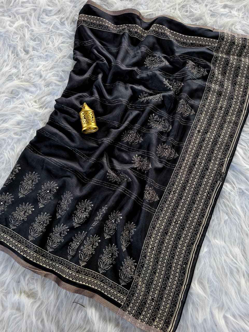 PURE DOLA COTTON MIRROR WORK SAREE AT WHOLESALE PRICE