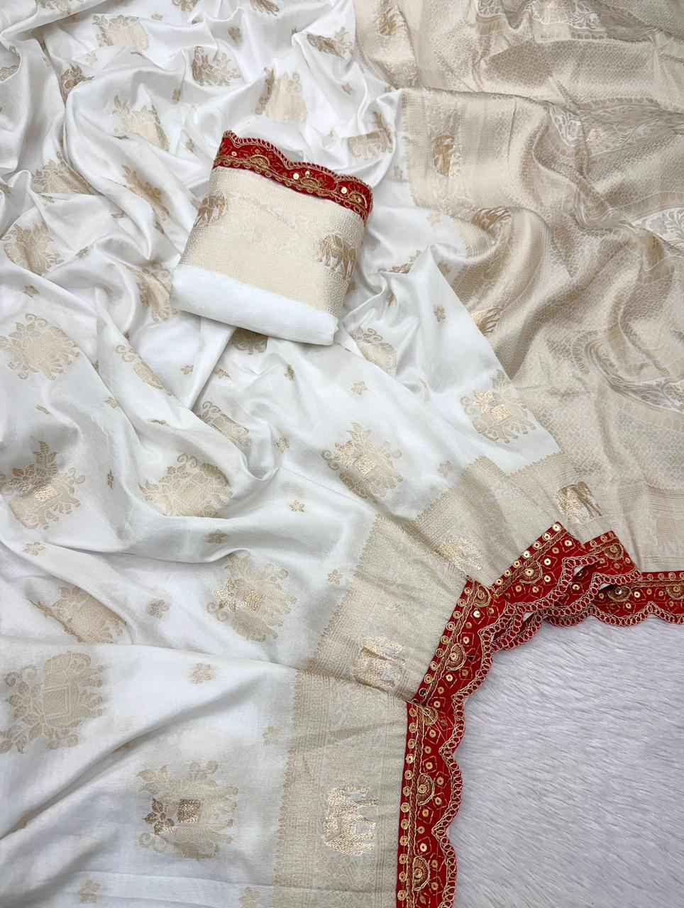 PURE KHADI DOLLA COTTAN MINAKARI ZARI WEAVING SAREE AT WHOLESALE PRICE