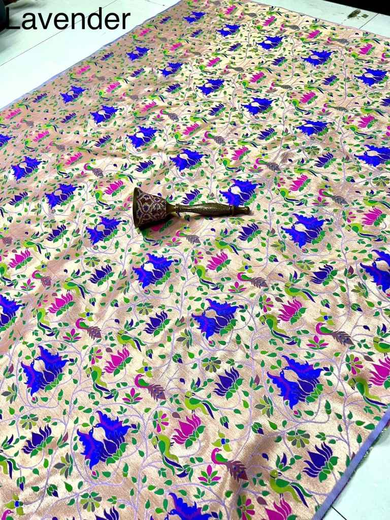 PURE PAITHANI ALL OVER DESIGN FABRIC AT WHOLESALE PRICE 