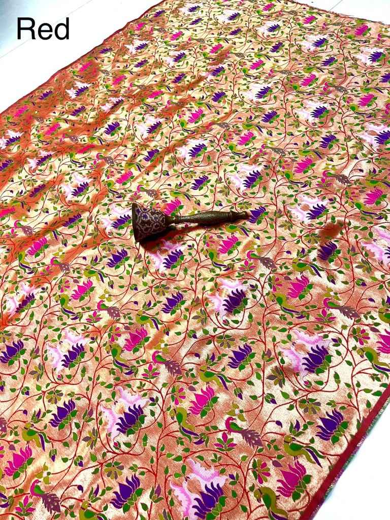 PURE PAITHANI ALL OVER DESIGN FABRIC AT WHOLESALE PRICE 