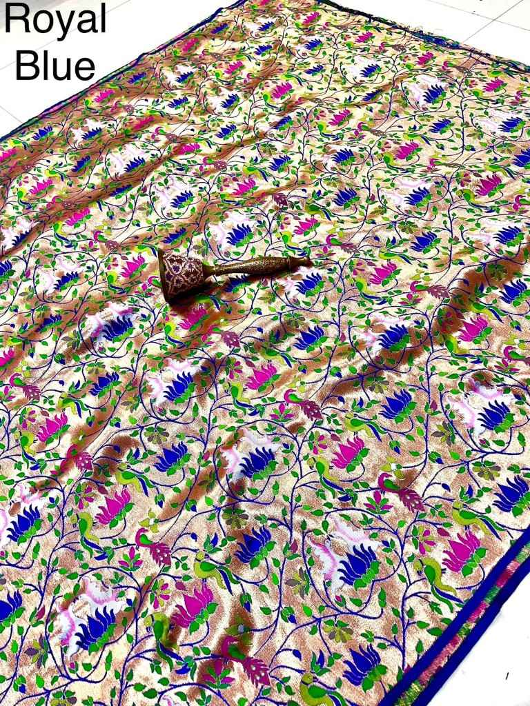 PURE PAITHANI ALL OVER DESIGN FABRIC AT WHOLESALE PRICE 
