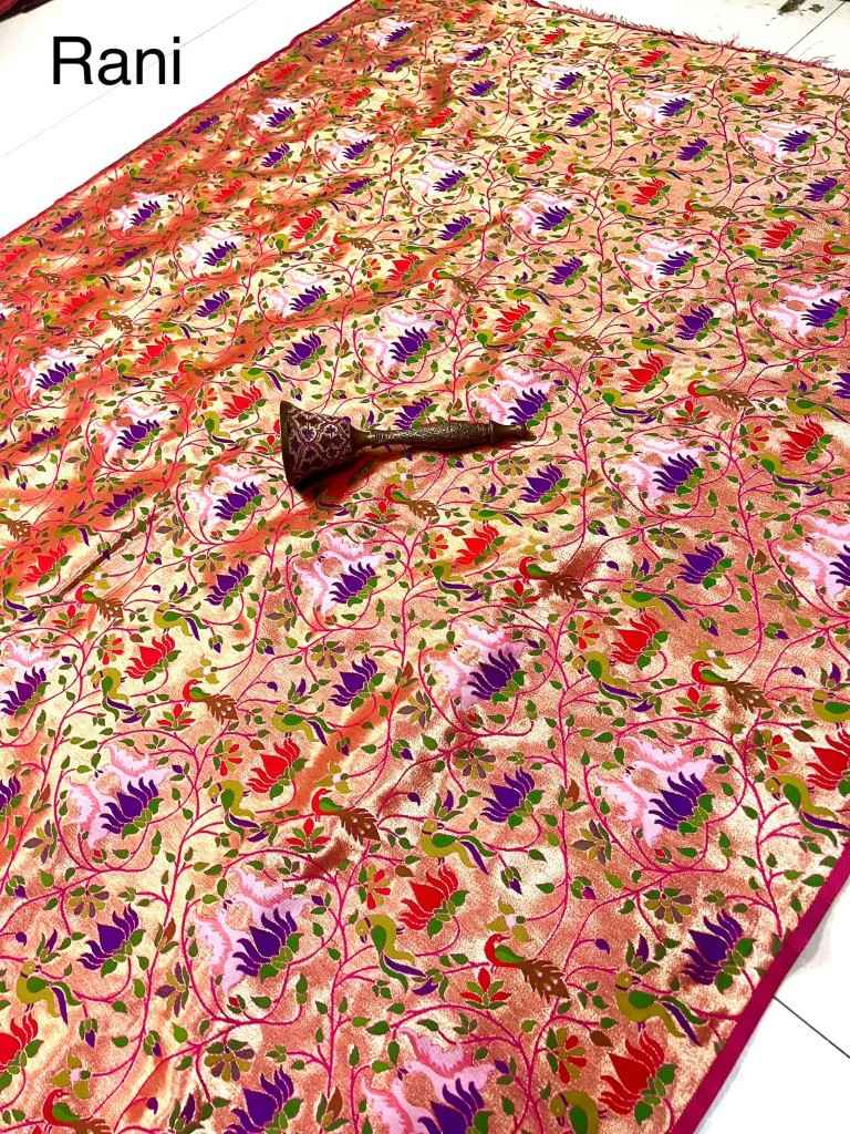 PURE PAITHANI ALL OVER DESIGN FABRIC AT WHOLESALE PRICE 