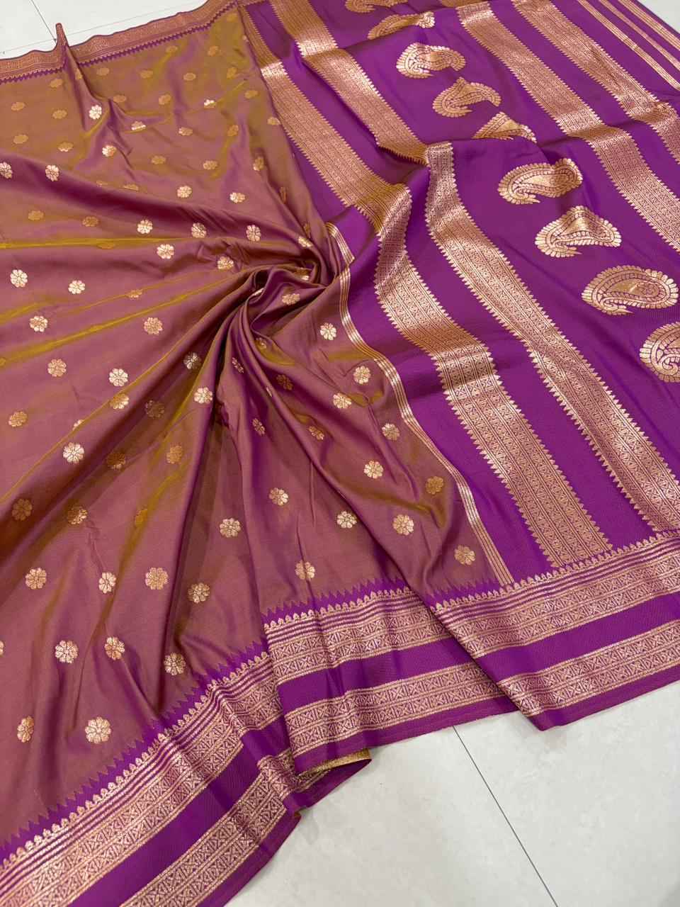 PURE SOFT BANARASI SILK MINA ZARI WEAVING SAREE AT WHOLESALE PRICE