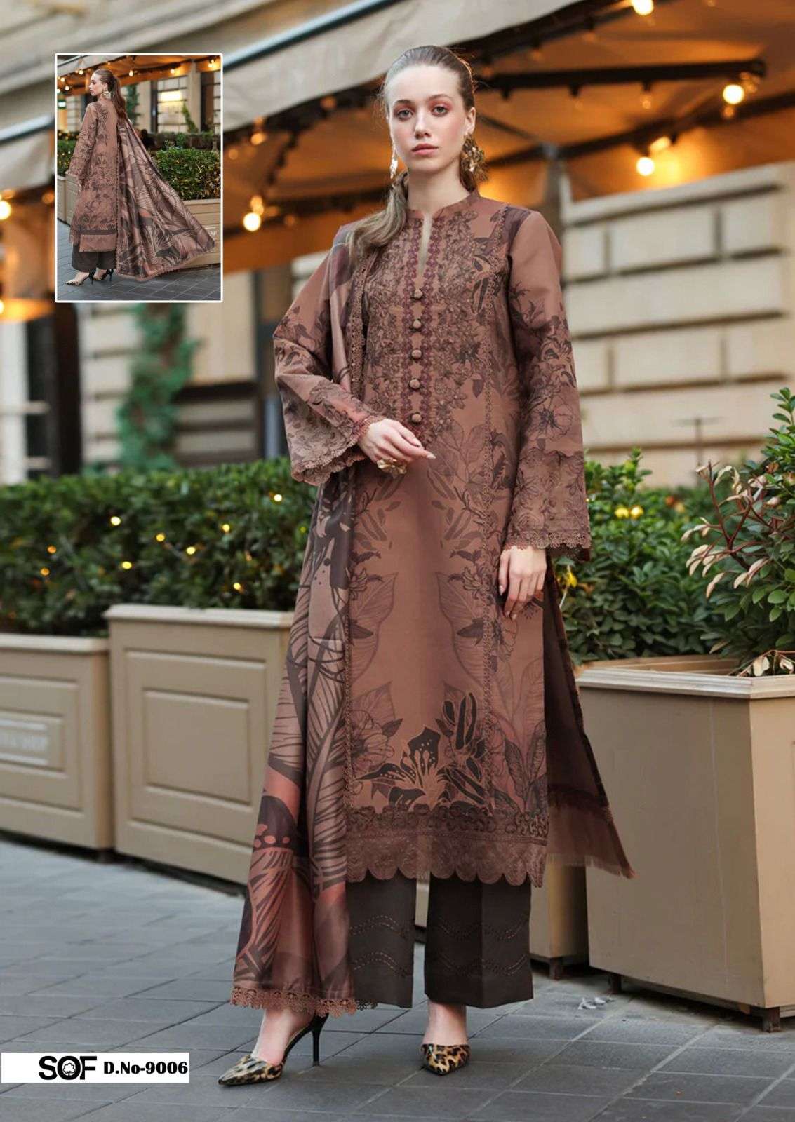 SHREE OM FABSAIRA RIZWAN VOL-9 LAWN PRINTED DRESS MATERIAL AT WHOLESALE PRICE