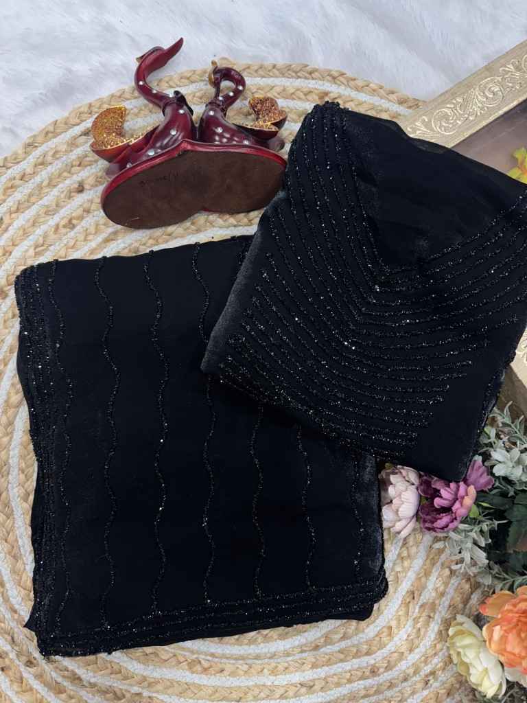 SOFT SPACE SILK DAIMOND WORK SAREE AT WHOLESALE PRICE