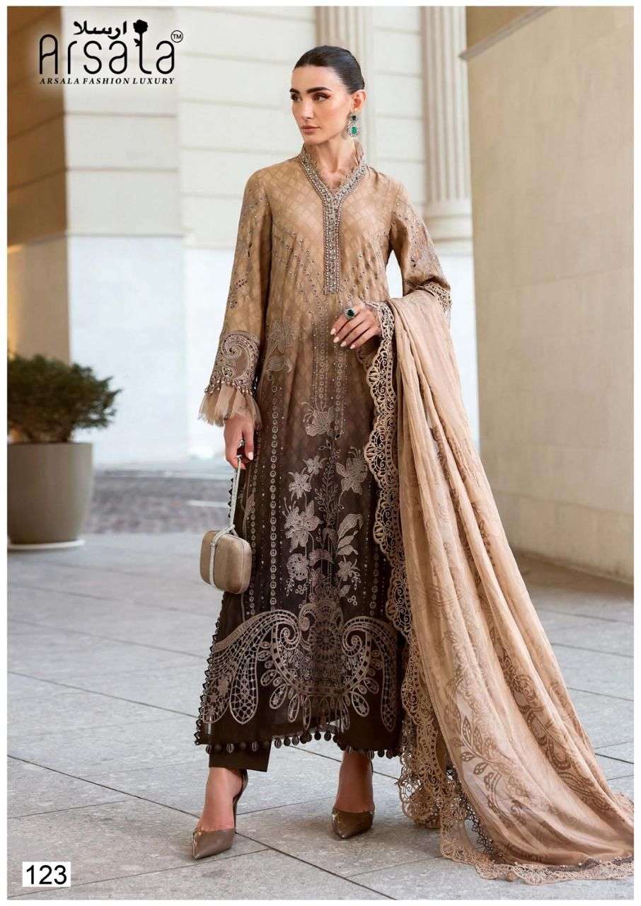 ARSALA AMARA VOL-3 HEAVY LAWN COTTON DRESS MATERIAL AT WHOLESALE PRICE