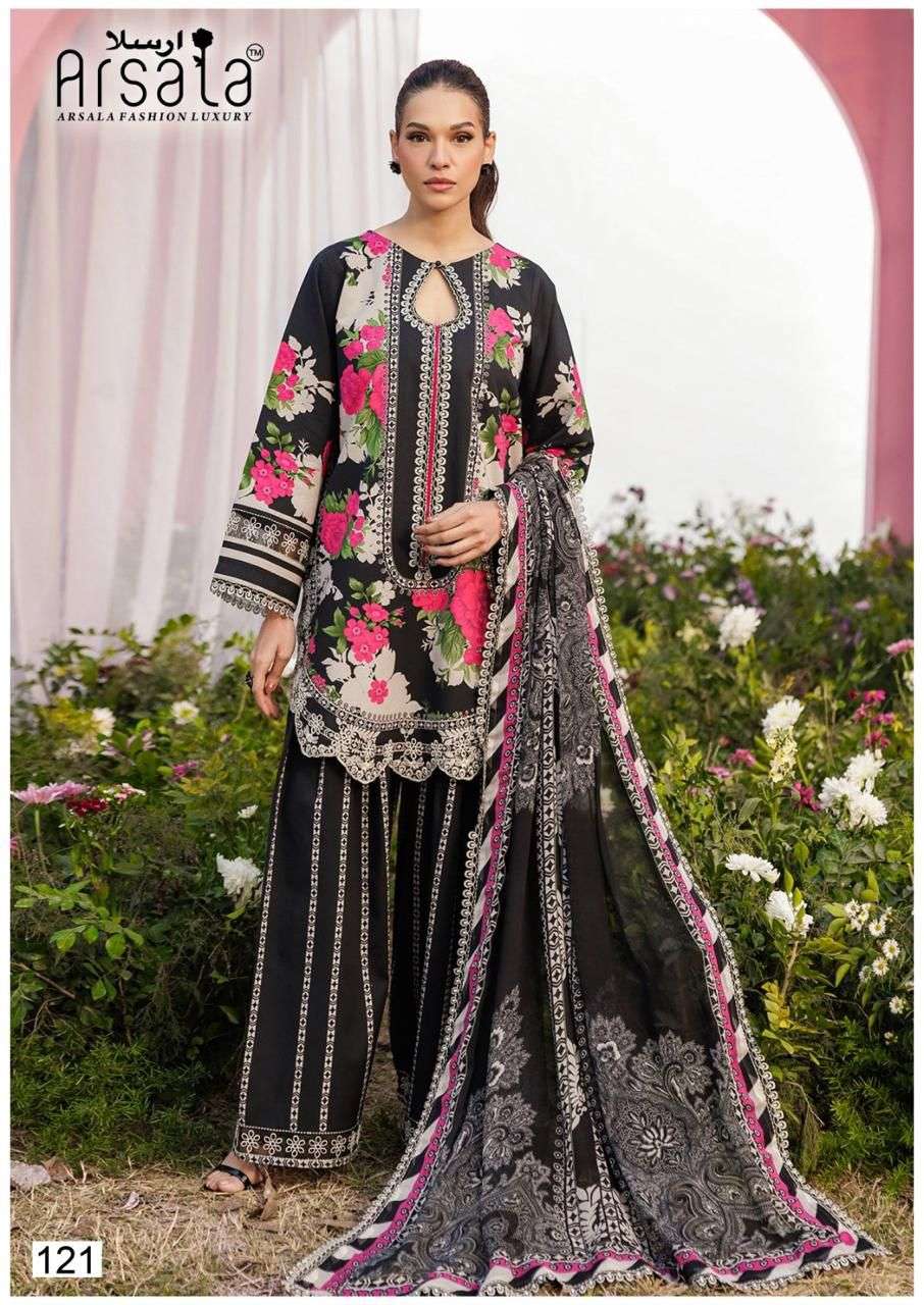 ARSALA AMARA VOL-3 HEAVY LAWN COTTON DRESS MATERIAL AT WHOLESALE PRICE
